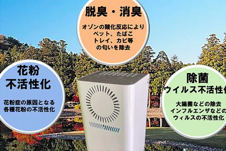 写真:低濃度オゾン発生器